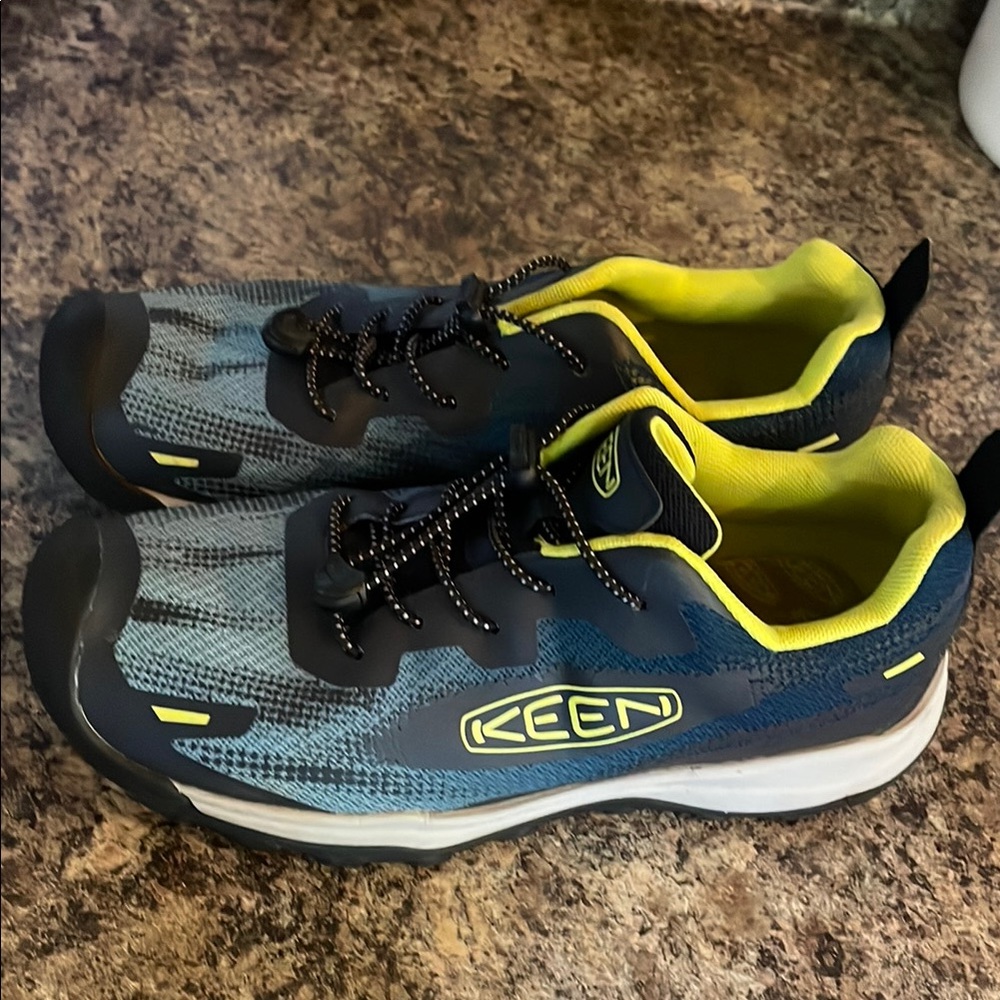 Keen Vibrant Blue and Yellow Athletic Shoes